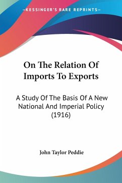 On The Relation Of Imports To Exports - Peddie, John Taylor