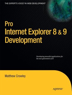 Pro Internet Explorer 8 & 9 Development - Crowley, Matthew