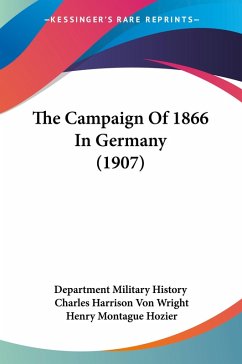 Cover The Campaign Of 1866 In Germany (1907)