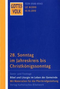 Cover 28. Sonntag im Jahreskreis bis Christkönigssonntag / Gottes Volk, Lesejahr C 2010, 8 Hefte u. Sonderbd. H.8