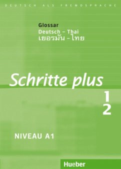 Cover Glossar Deutsch-Thai / Schritte plus - Deutsch als Fremdsprache 1/2