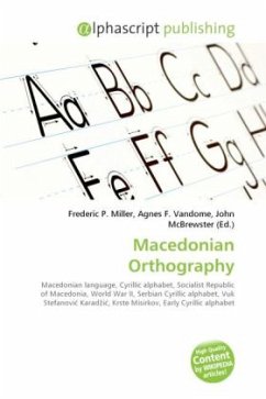 Macedonian Orthography