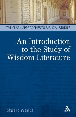 Cover An Introduction to the Study of Wisdom Literature