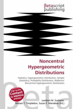 Noncentral Hypergeometric Distributions
