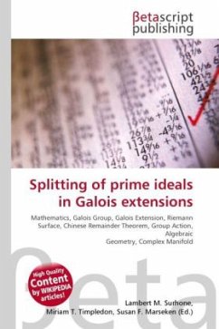 Splitting of prime ideals in Galois extensions