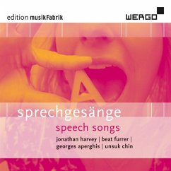 Cover Sprechgesange-Speech Songs