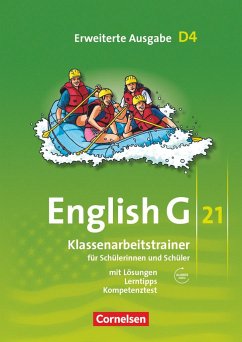 English G 21. Erweiterte Ausgabe D 4. Klassenarbeitstrainer mit Lösungen und Audios online - Schweitzer, Bärbel