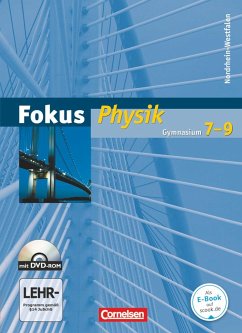 Fokus Physik 7.-9. Schuljahr. Schülerbuch mit DVD-ROM. Gymnasium Nordrhein-Westfalen - Heepmann, Bernd;Lichtenberger, Jochim;Heise, Harri
