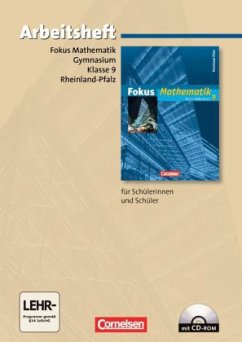 9. Schuljahr, Arbeitsheft m. CD-ROM / Fokus Mathematik, Gymnasium Rheinland-Pfalz