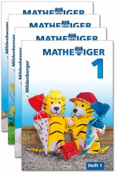 Mathetiger inkl. 4 Arbeitshefte und 1 CD - Laubis, Thomas;Heidenreich, Matthias;Kinkel-Carcinescu, Martina