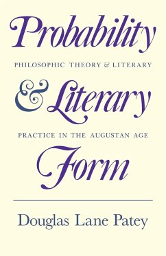 Probability and Literary Form - Patey, Douglas Lane