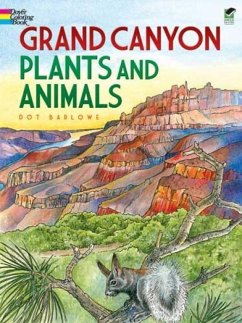 Grand Canyon Plants and Animals Coloring Book - Barlowe, Dot