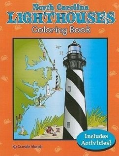 North Carolina Lighthouses Coloring Book - Marsh, Carole