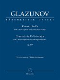 Konzert Es-Dur op.109 für Altsaxophon und Streichorchester für Altsaxophon und Klavier