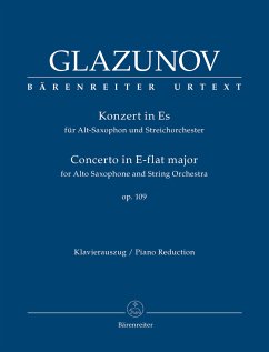 Konzert Es-Dur op.109 für Altsaxophon und Streichorchester für Altsaxophon und Klavier