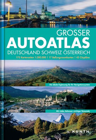 Großer Autoatlas Deutschland, Schweiz, Österreich