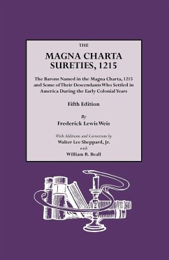 Magna Charta Sureties, 1215. Fifth Edition - Weis, Frederick Lewis