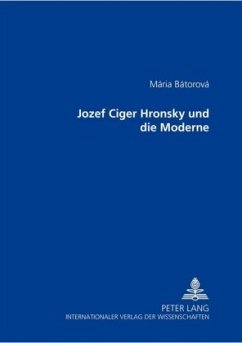 Cover Jozef Cíger Hronský und die Moderne