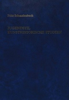 Cover Jugendstil- Kunsthistorische Studien