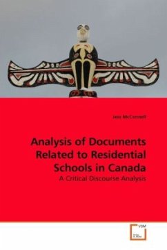Analysis of Documents Related to Residential Schools in Canada - McConnell, Jess