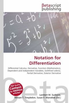 Notation for Differentiation