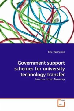 Government support schemes for university technology transfer - Rasmussen, Einar