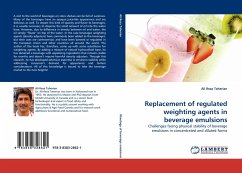 Replacement of regulated weighting agents in beverage emulsions
