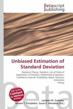 Unbiased Estimation of Standard Deviation