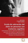 Escala de valoración del dolor en personas con trastorno cognitivo