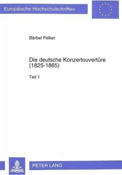 Cover Die deutsche Konzertouvertüre (1825-1865)