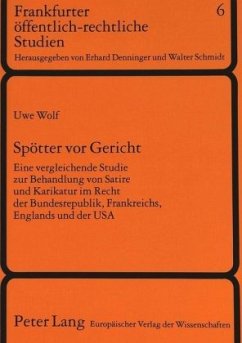 Spötter vor Gericht - Wolf, Uwe