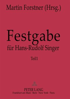 Cover Festgabe für Hans-Rudolf Singer