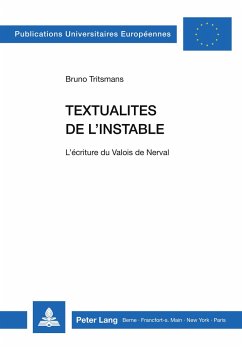 Textualités de l'instable - Bruno Tritsmans;UFSIA