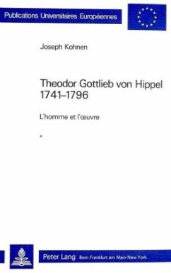 Cover Theodor Gottlieb von Hippel 1741-1796