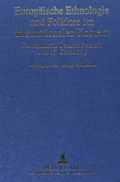 Cover Europäische Ethnologie und Folklore im internationalen Kontext