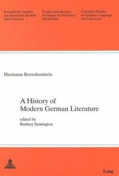 Cover A History of Modern German Literature