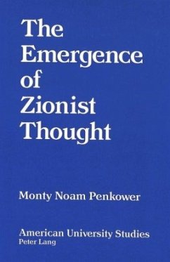 The Emergence of Zionist Thought - Penkower, Monty Noam