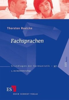 Fachsprachen - Roelcke, Thorsten