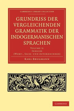 Grundriss der vergleichenden Grammatik der indogermanischen Sprachen - Brugmann, Karl