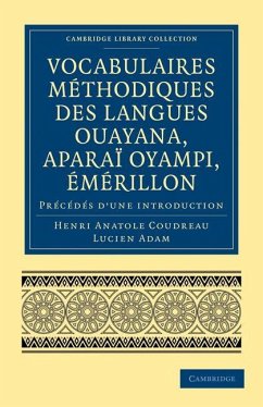 Cover Vocabulaires Methodiques Des Langues Ouayana, Aparai Oyampi, Emerillon
