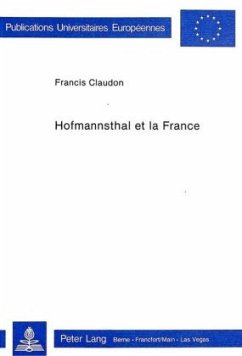 Hofmannsthal et la France - Claudon, Francis