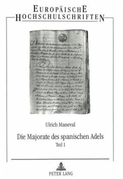 Die Majorate des spanischen Adels - Maneval, Ulrich