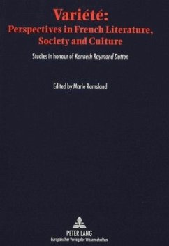 Variété: Perspectives in French Literature, Society and Culture