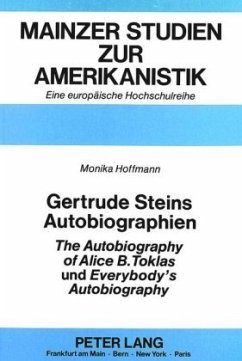 Cover Gertrude Steins Autobiographien 