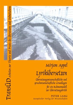 Lyrikübersetzen - Appel, Mirjam