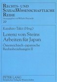 Lorenz von Steins Arbeiten für Japan