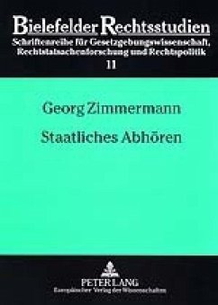 Staatliches Abhören - Zimmermann, Georg