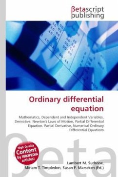 Ordinary differential equation