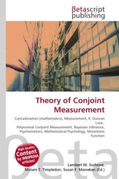Theory of Conjoint Measurement