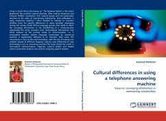 Cultural differences in using a telephone answering machine - Mathoho, Evelinah